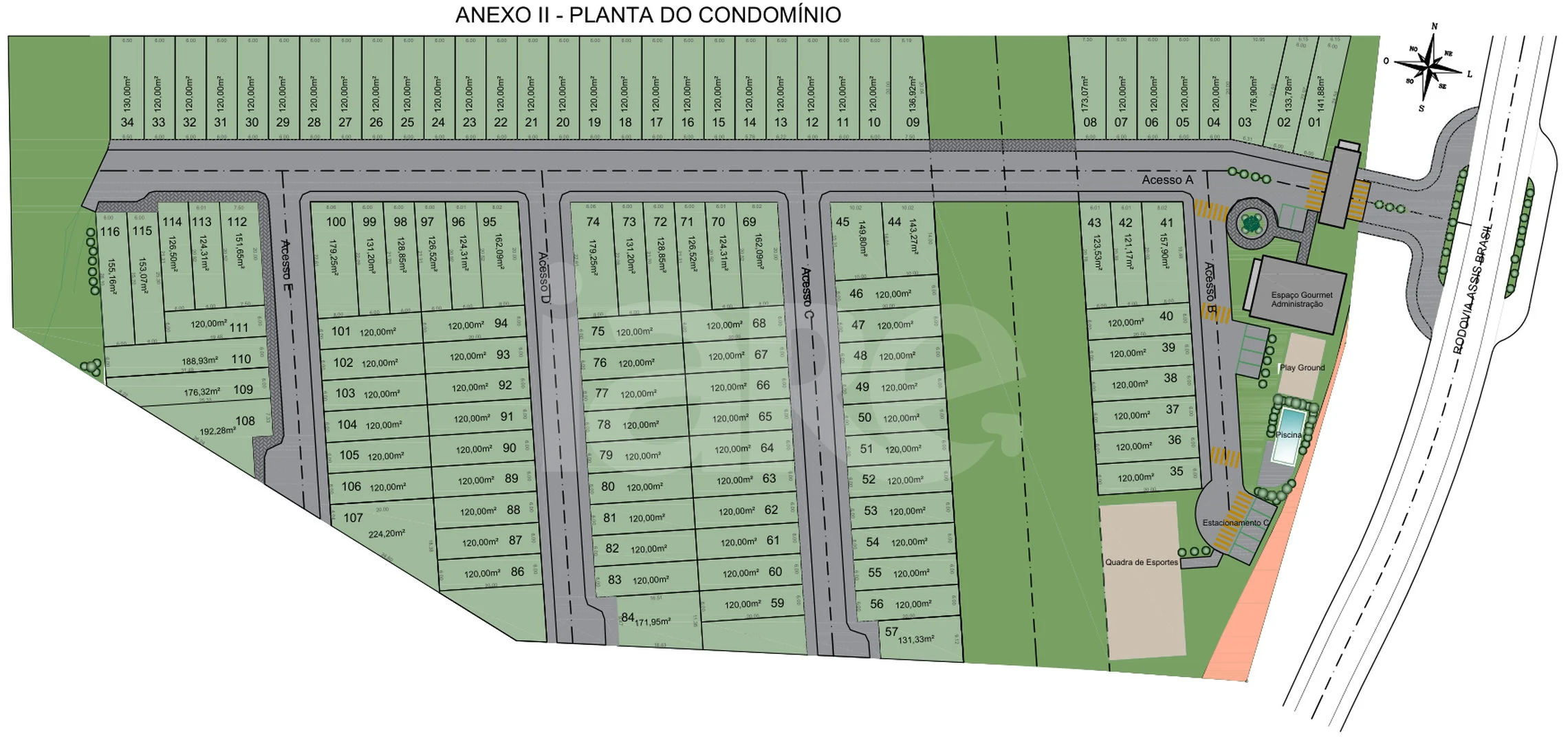 Planta — Implantação