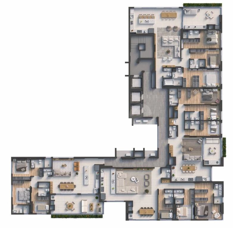Planta — Pavimento 21