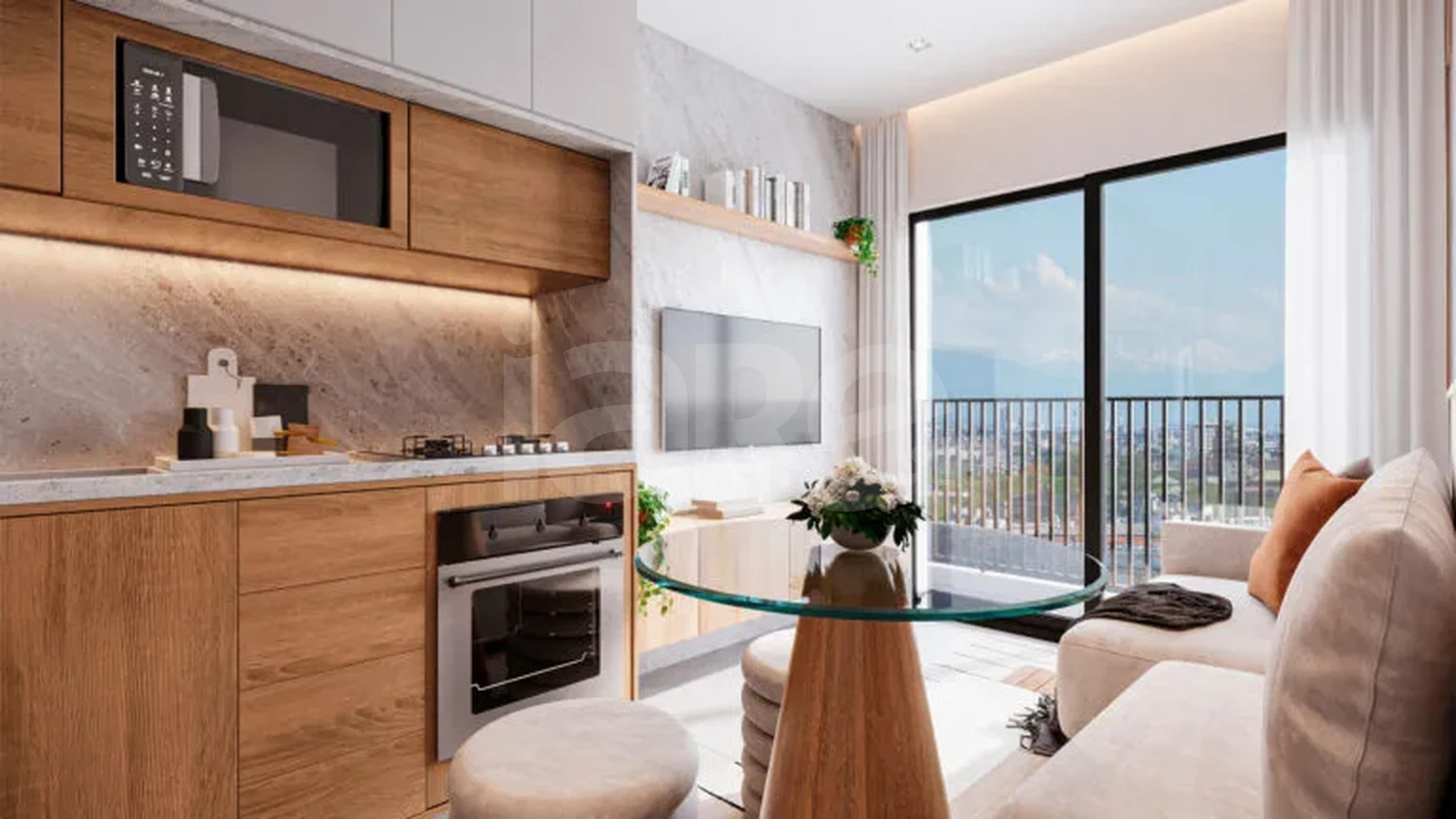 Botucatu - Apartamento com 33,35 m², em Vila Clementino — foto 2