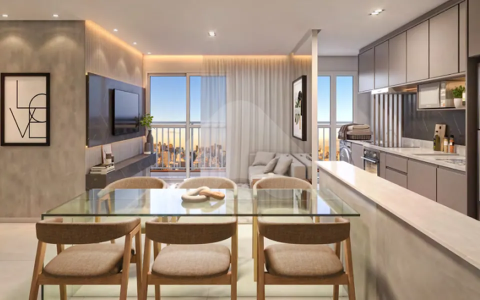 Monumental Residencial Conx - Apartamento com 29,66 m², em Santo Amaro — foto 2