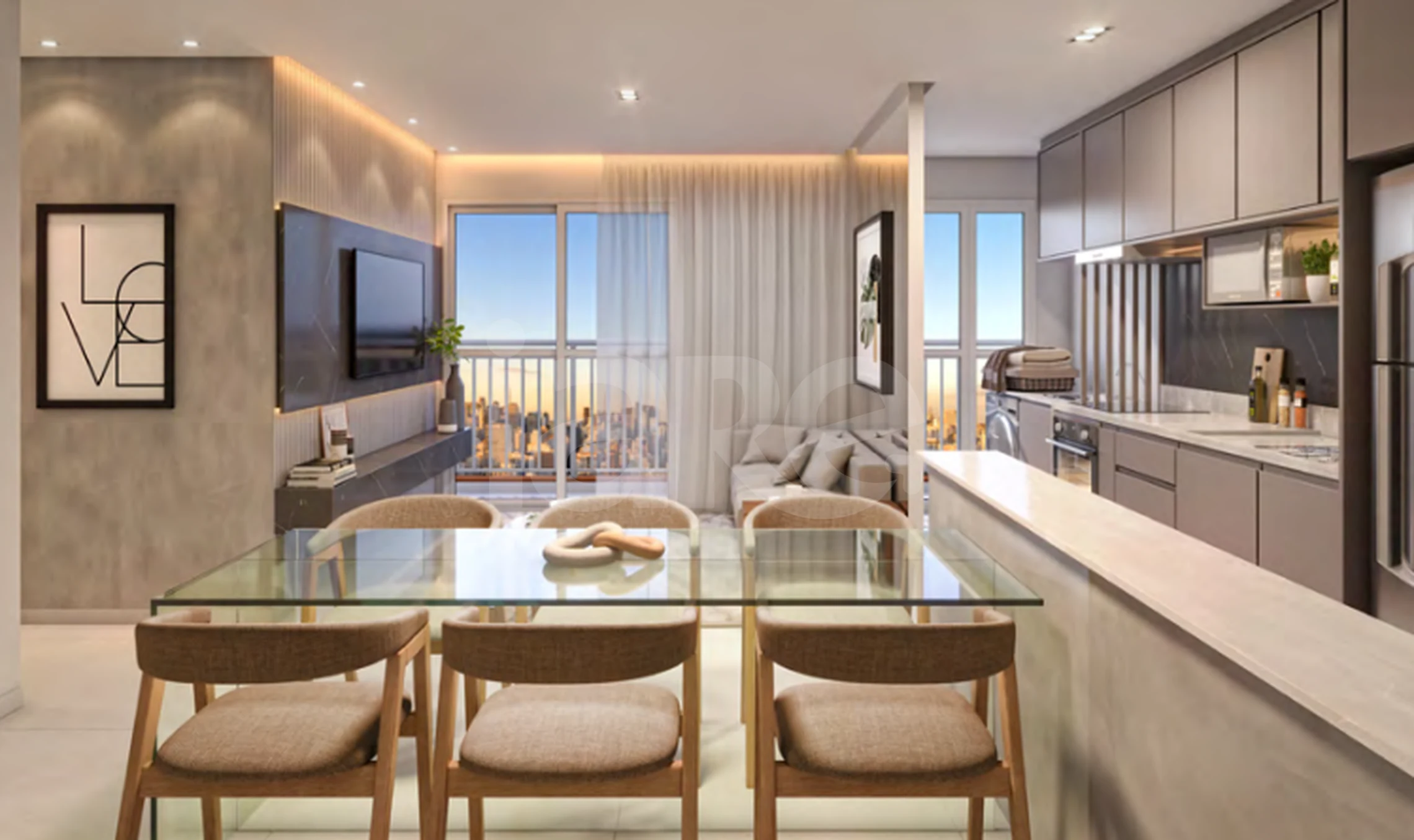 Monumental Residencial Conx - Apartamento com 44,59 m², em Santo Amaro — foto 2
