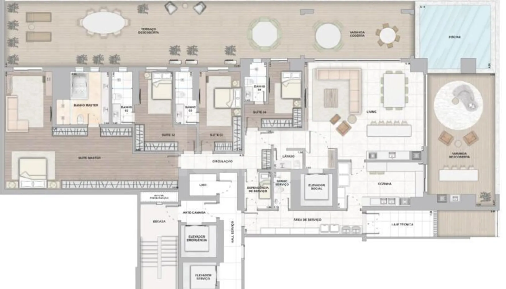 Planta — Garden 506,91 m²