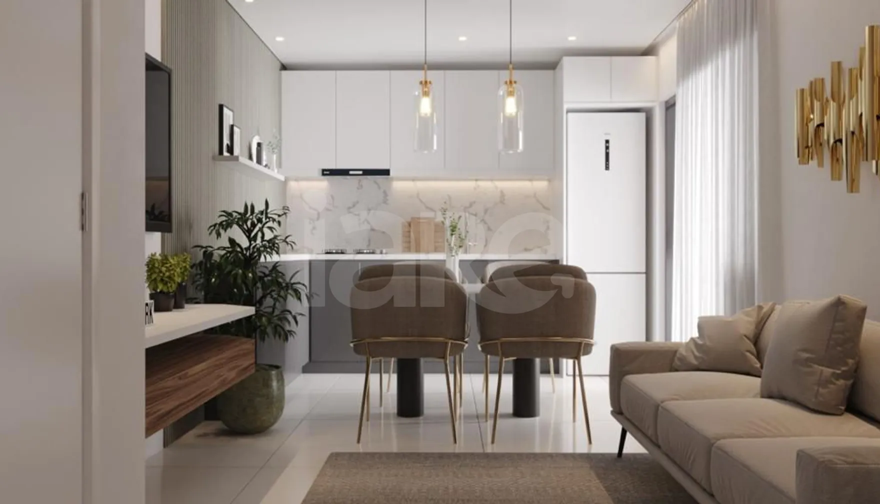 Chateau Valence - Apartamento com 65,85 m², em Morretes — foto 2