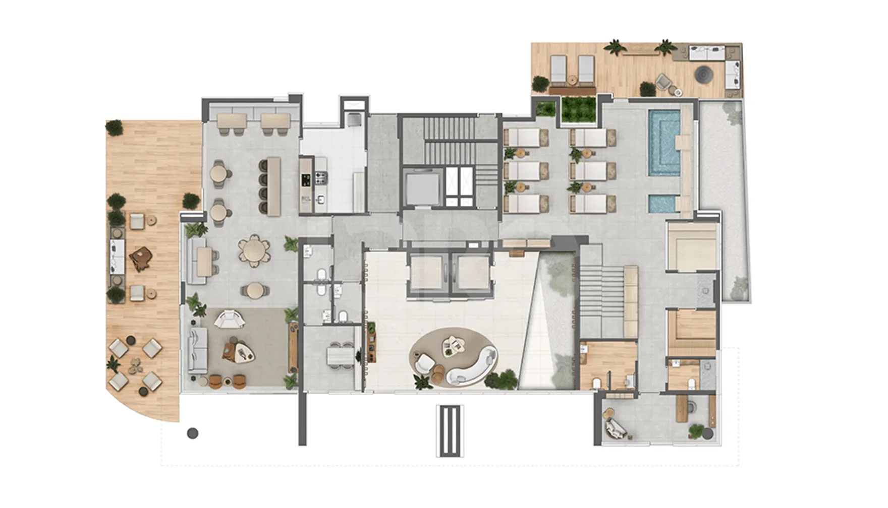 Planta — Pavimento térreo 3