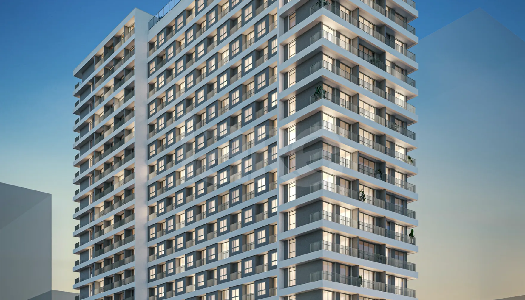 Core Palácio - Studio com 22,46 m², em Centro — foto 1