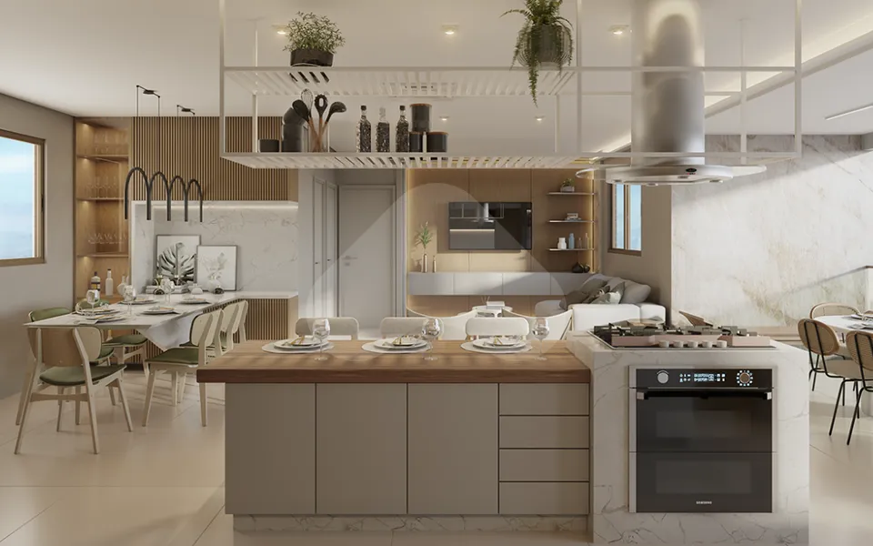 Alameda Rio - Apartamento com 93 m², em Madalena — foto 34