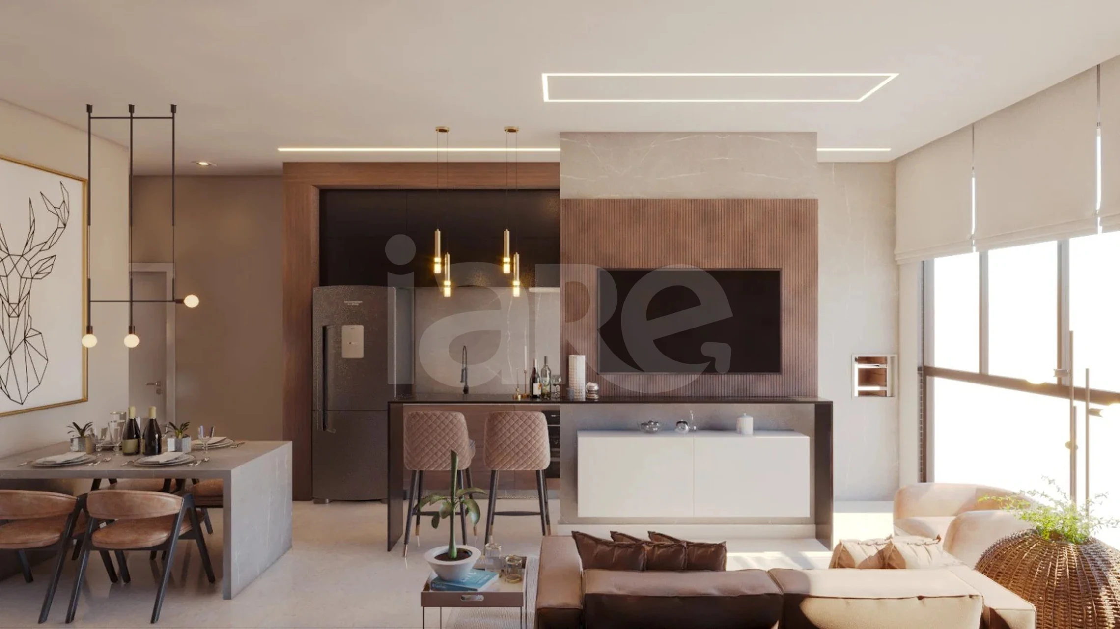 Open Nações - Apartamento com 50,69 m², em Nações — foto 2