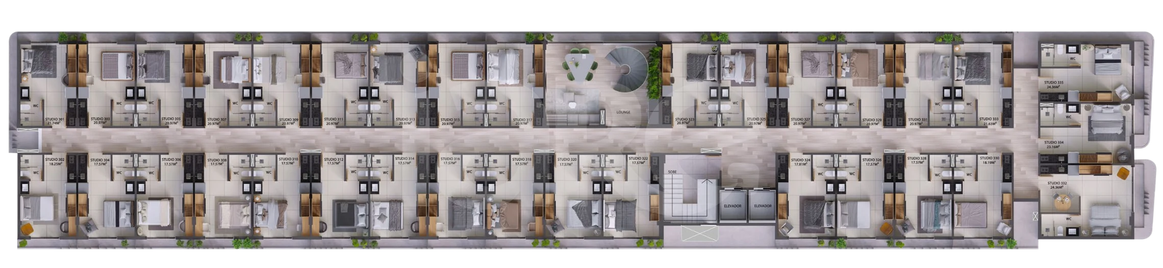 Planta — Pavimento 3