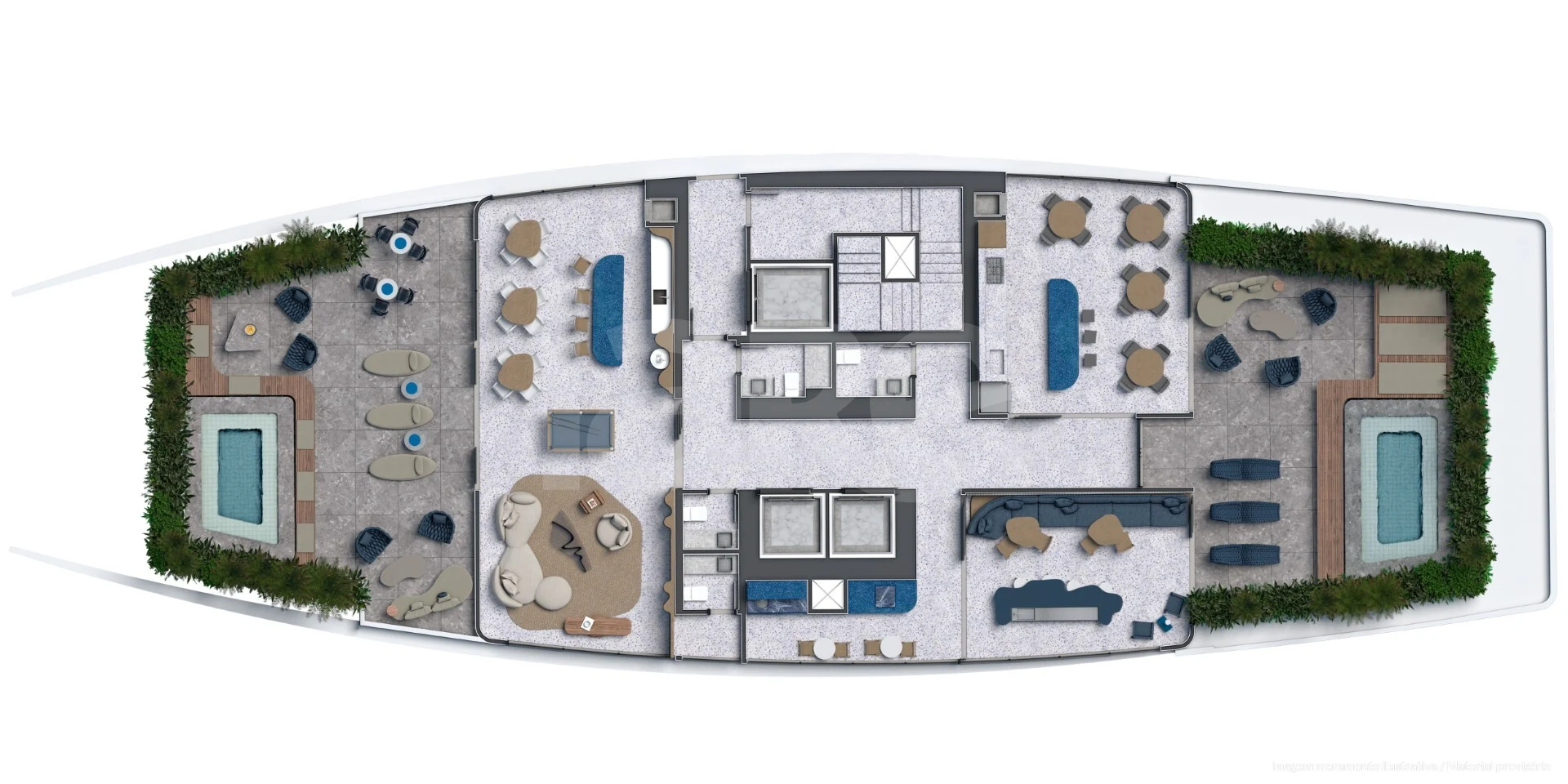 Planta — Pavimento rooftop