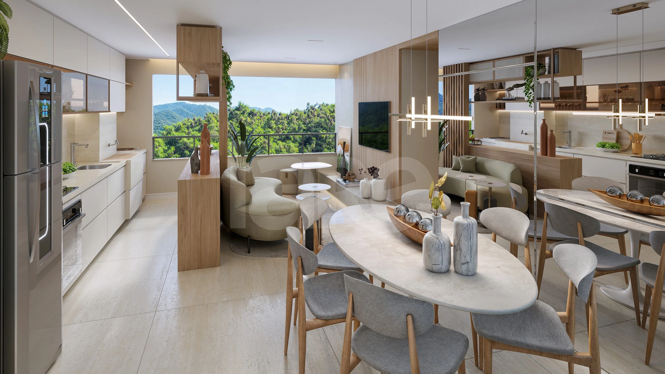 Oceanside Recreio - Apartamento com 47,74 m², em Recreio dos Bandeirantes — foto 2