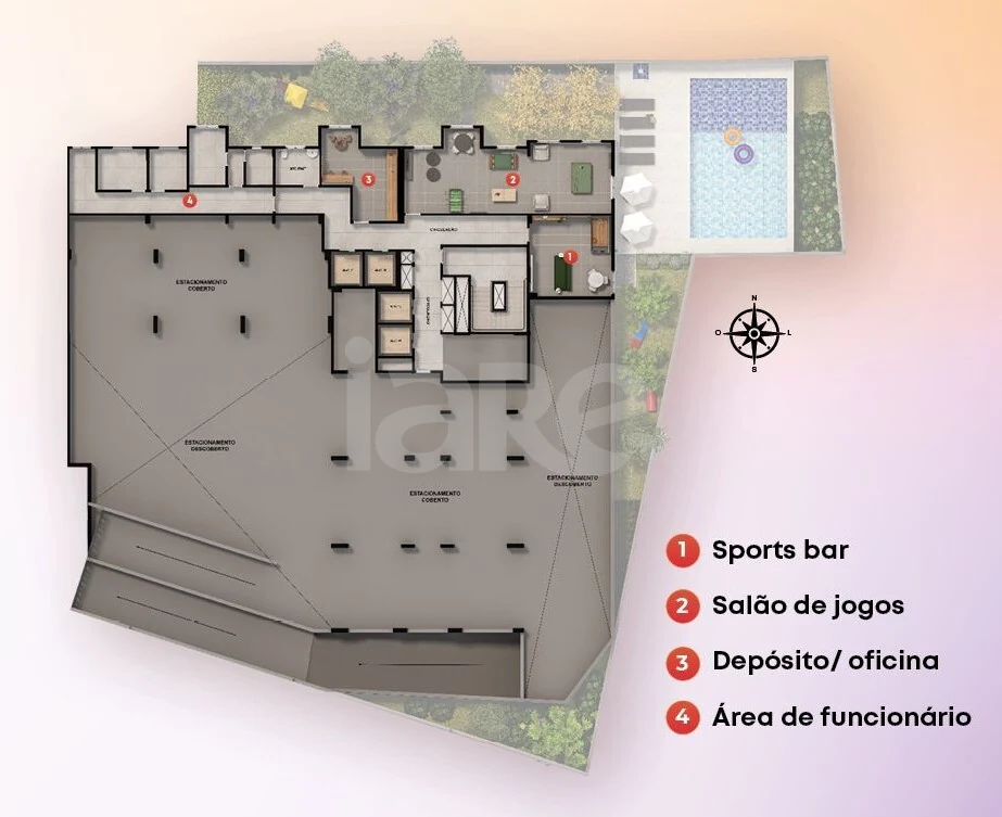 Planta — Pavimento subsolo 2
