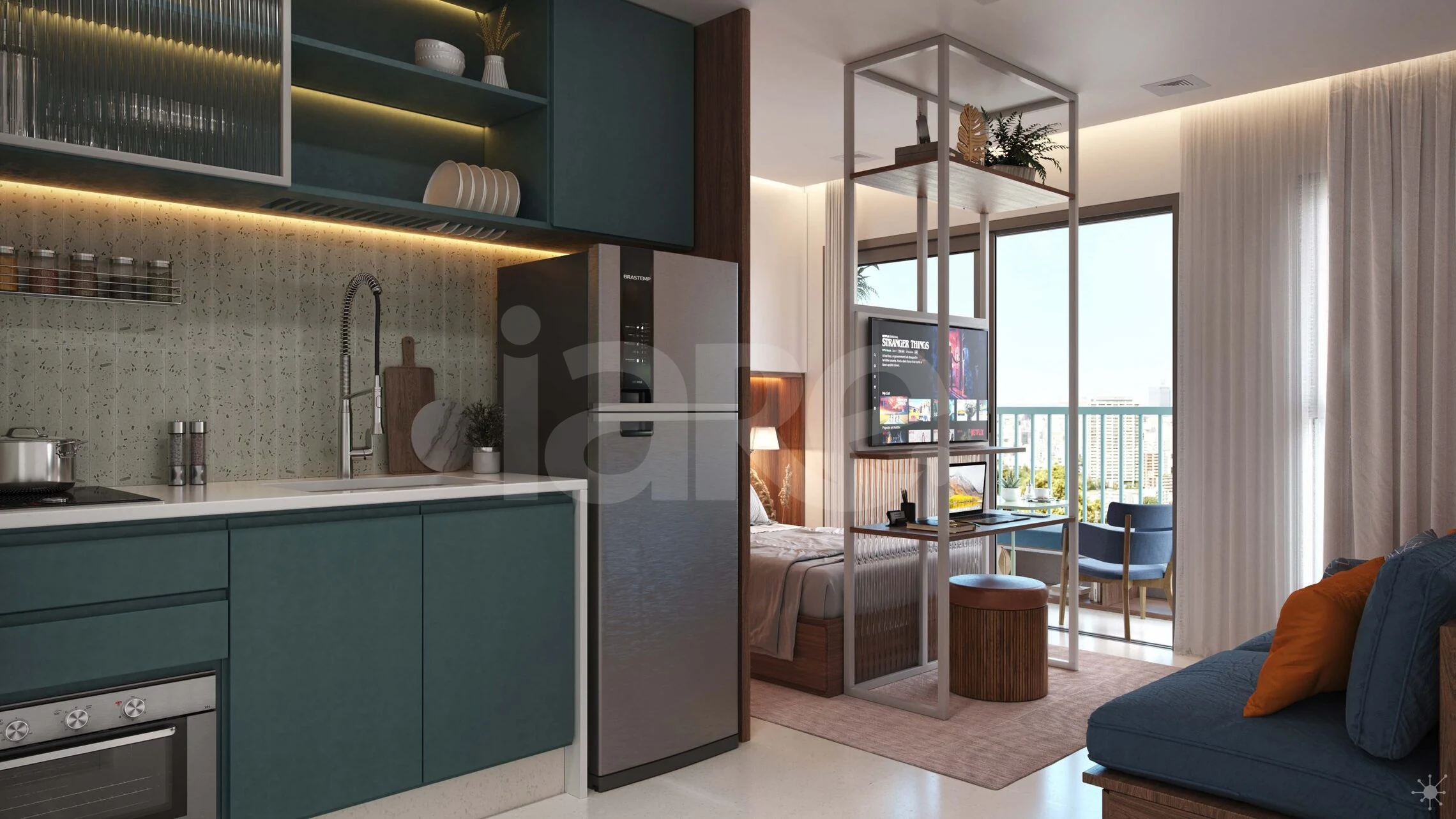 Your Code Liberdade - Studio com 24,93 m², em Liberdade — foto 3