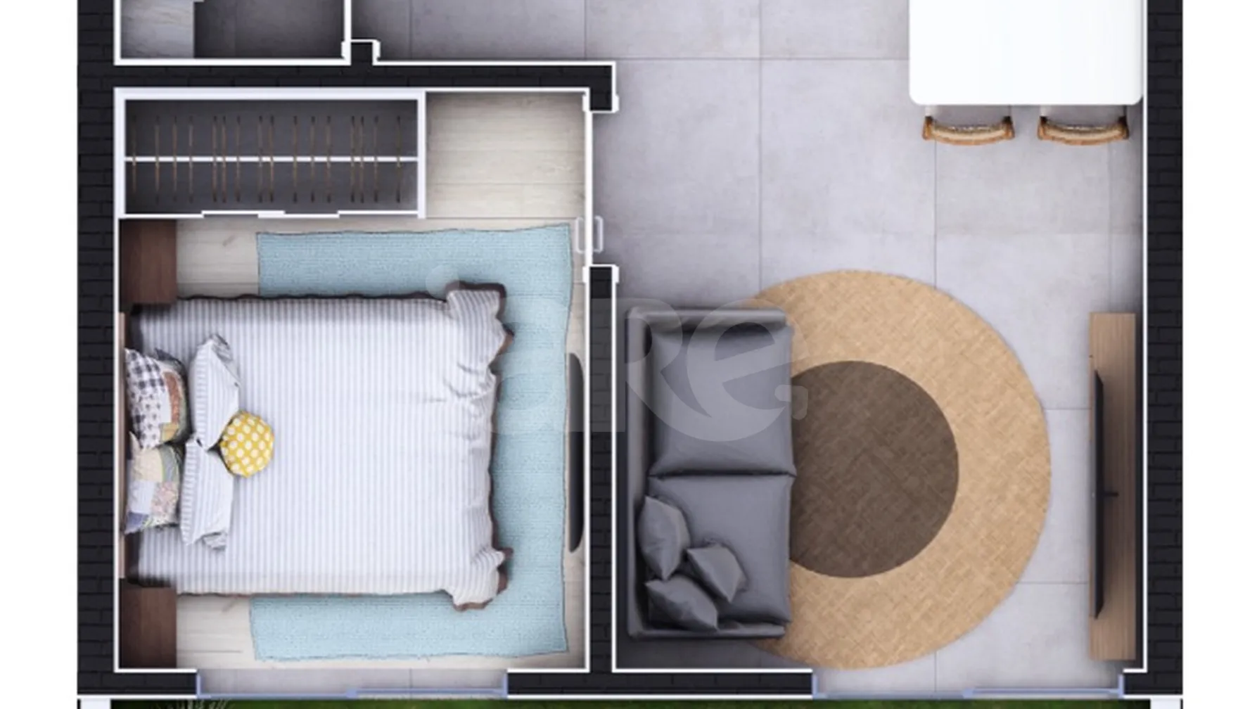 Planta — Garden 48,54 m²