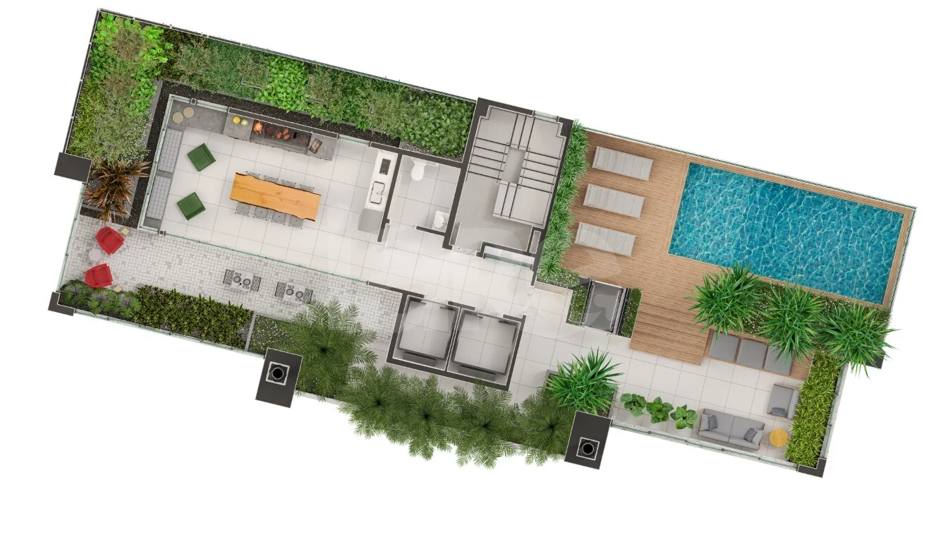 Planta — Pavimento rooftop