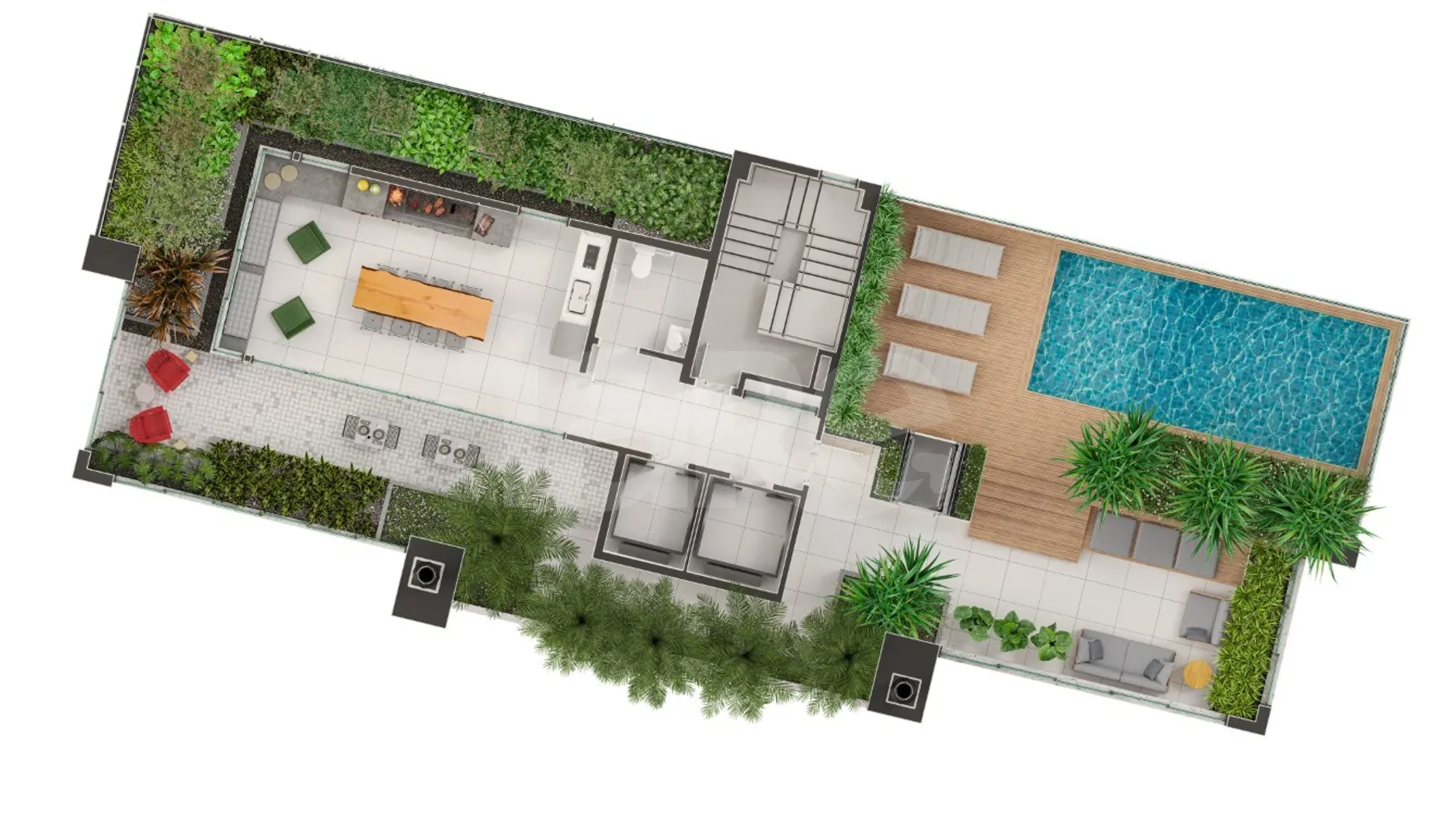 Planta — Pavimento rooftop