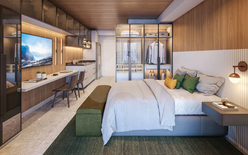 Exalt Ibirapuera by EZ - Studio com 29,98 m², em Ibirapuera — foto 3