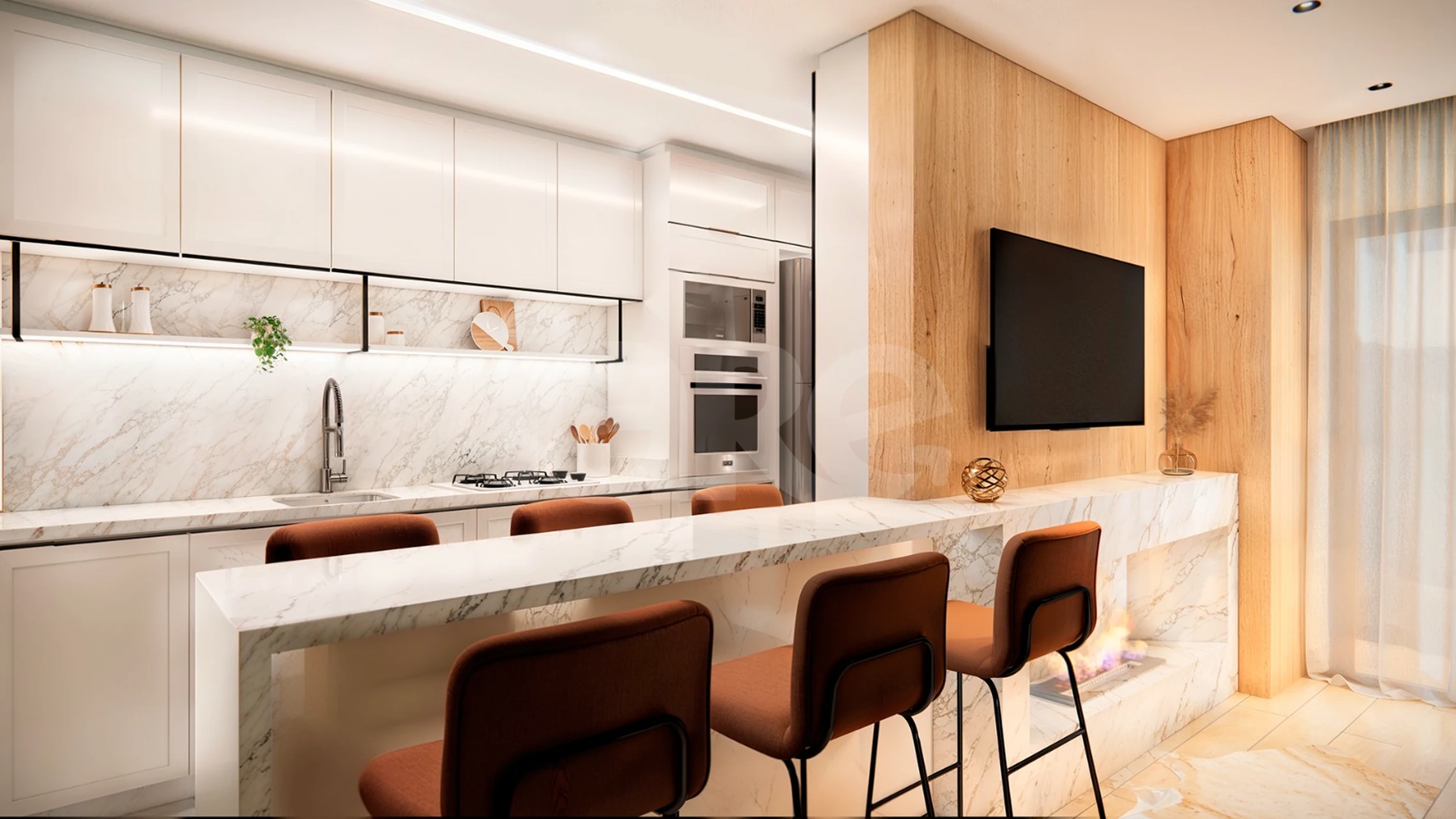 View Place Horizon - Apartamento com 66 m², em Centro — foto 4