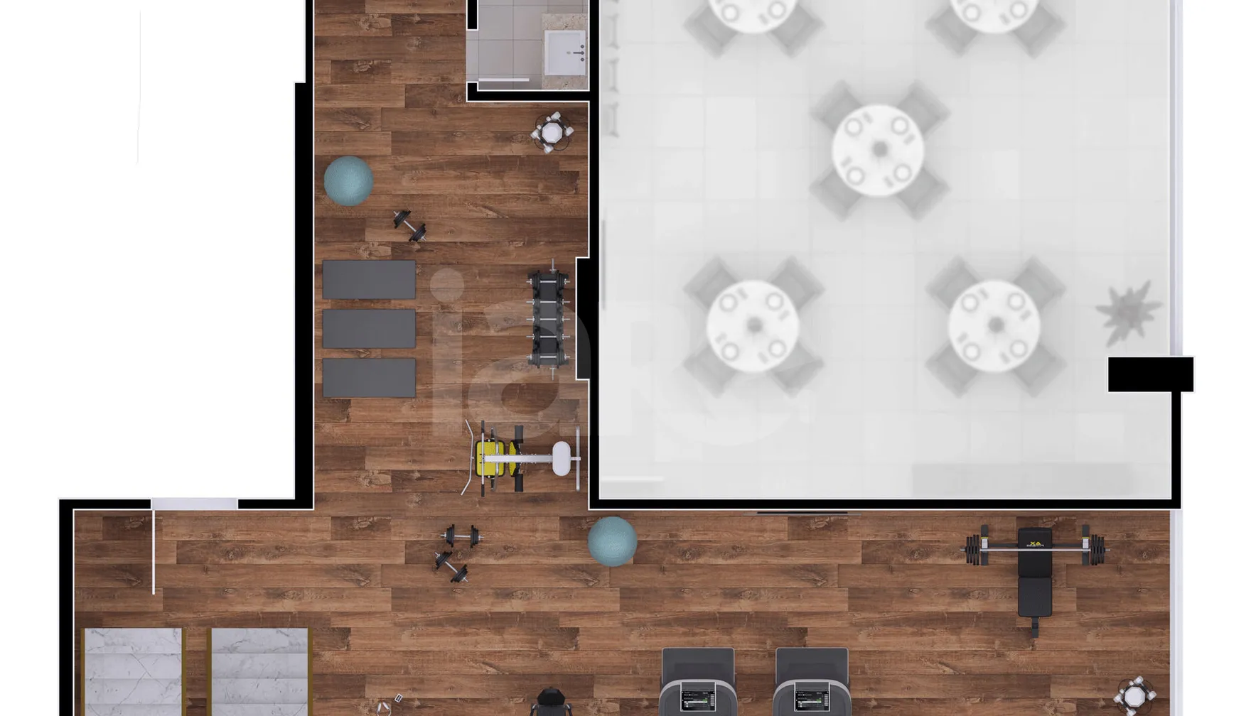 Planta — Pavimento lazer 2