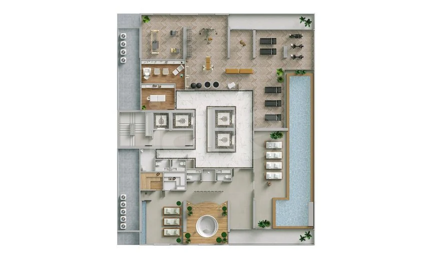 Planta — Pavimento lazer 02