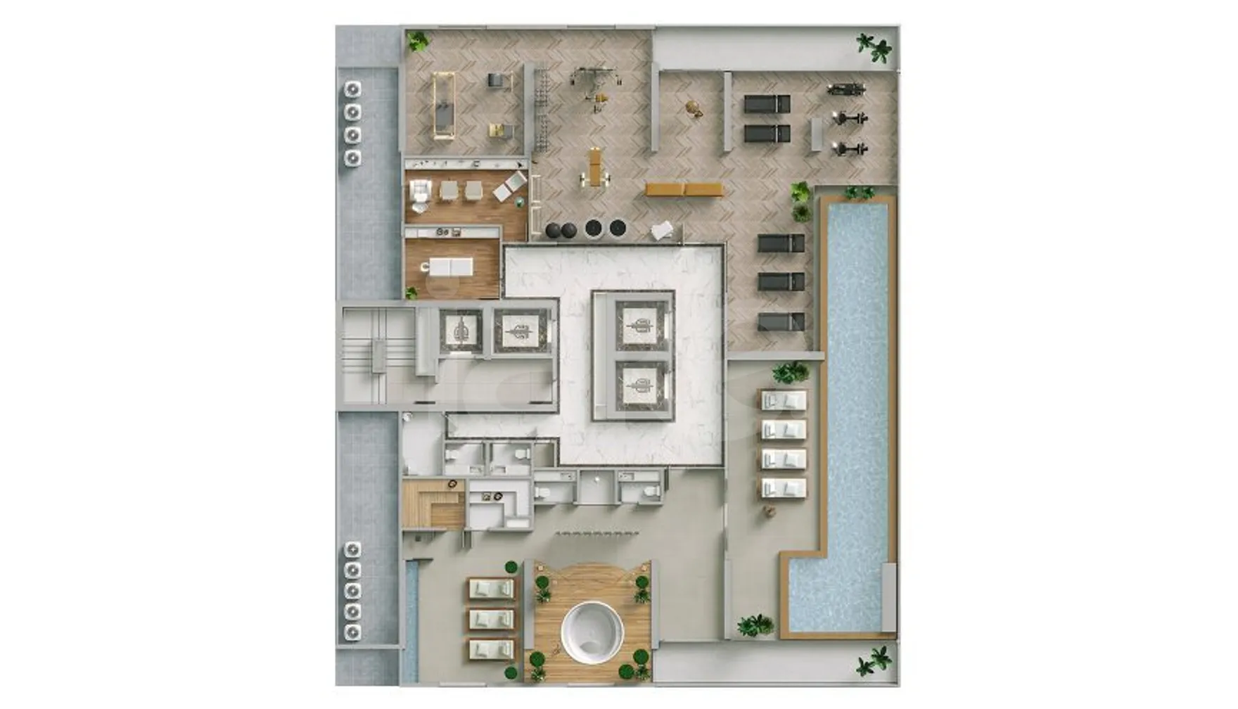 Planta — Pavimento lazer 02