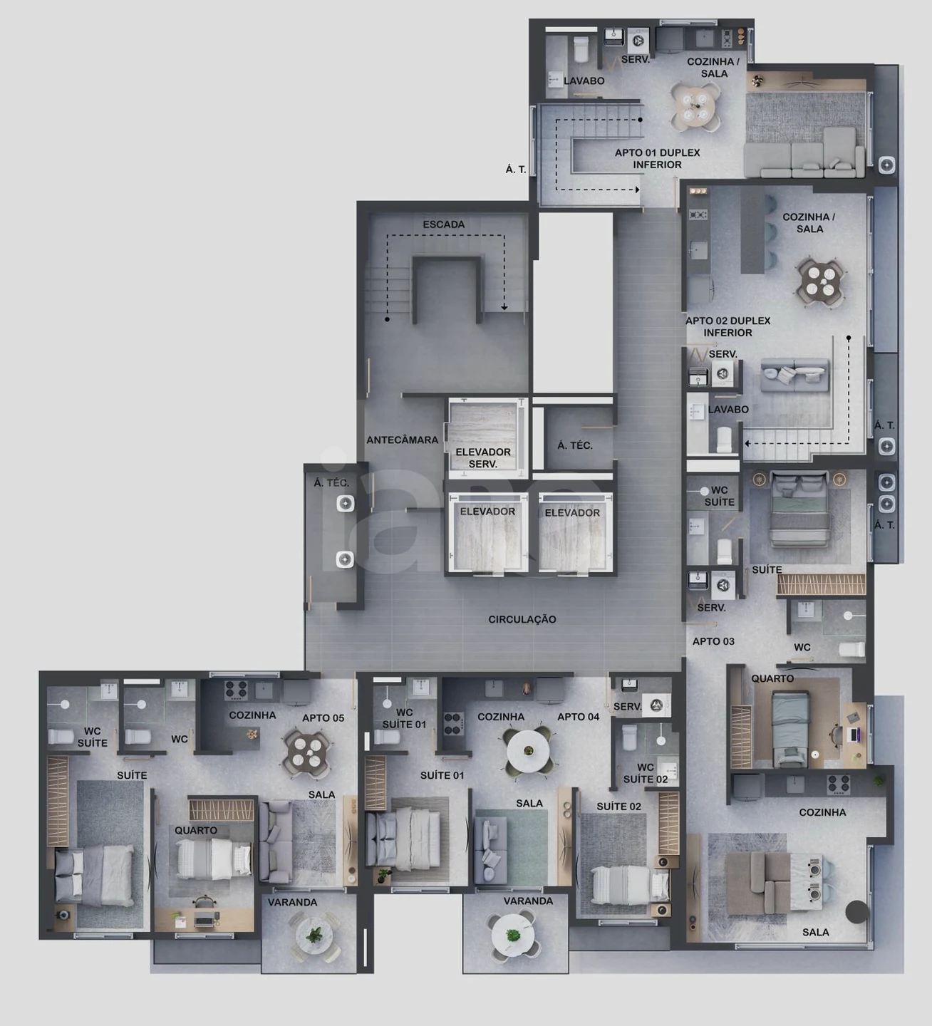 Planta — Pavimento 27