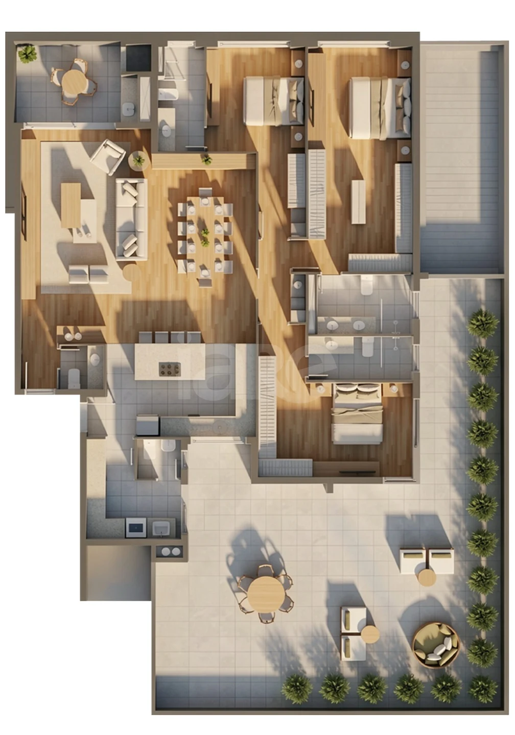 Planta — Garden 297,43 m²
