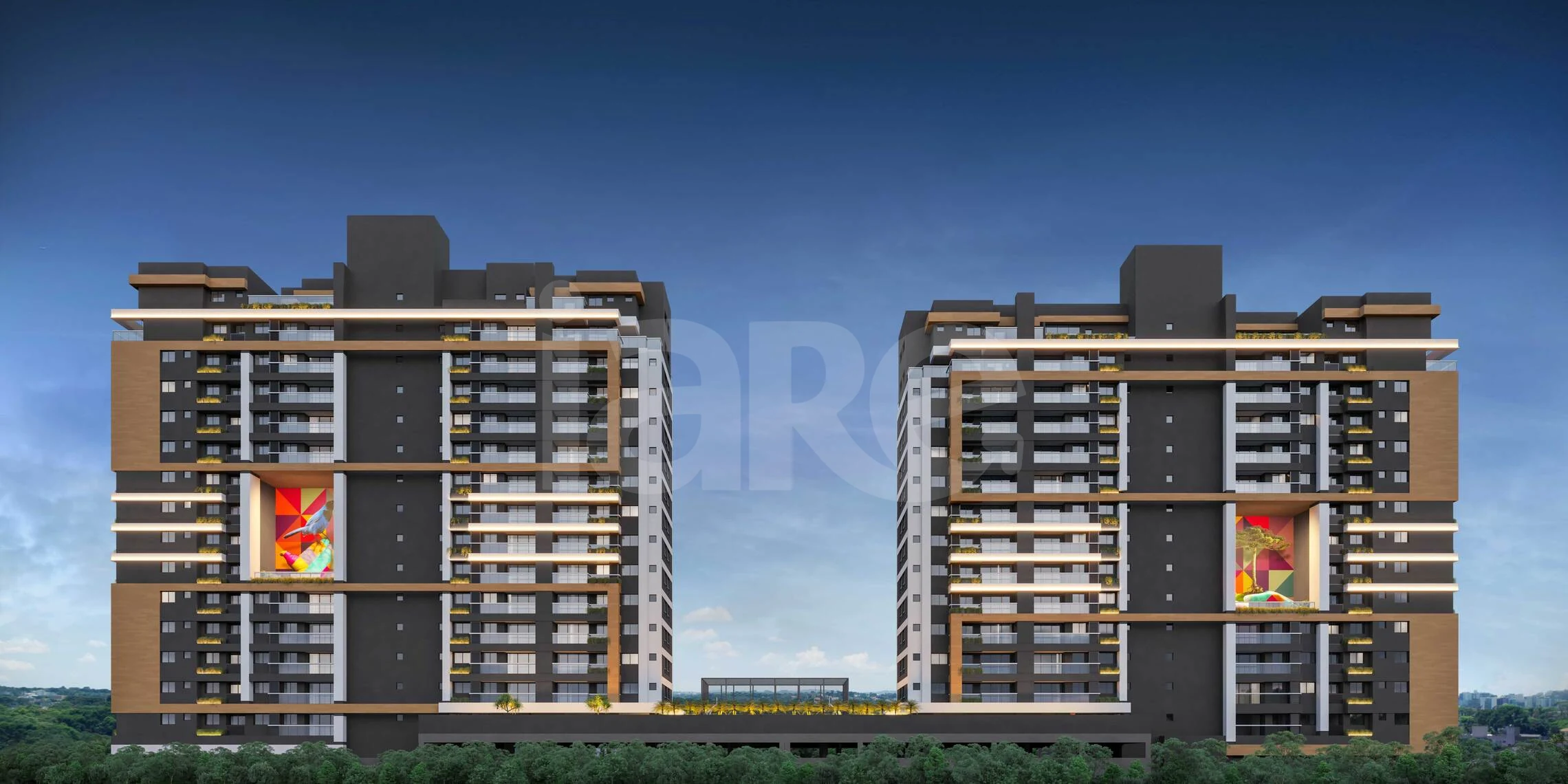 Croma - Apartamento com 79,76 m², em Bigorrilho — foto 1