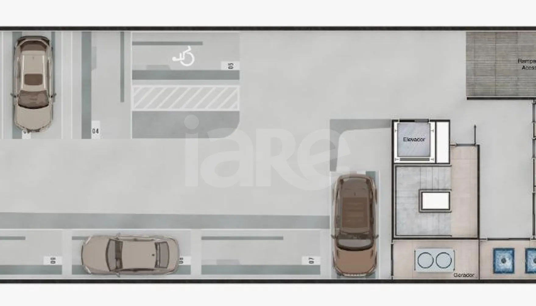 Planta — Pavimento garagem