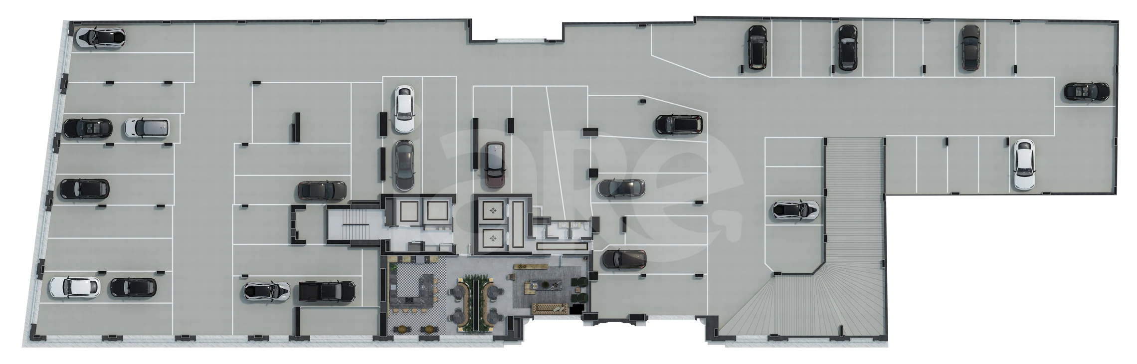 Planta — Pavimento garagem
