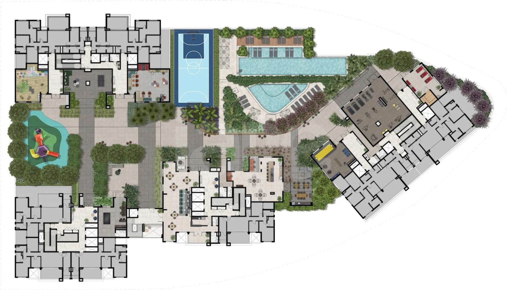 Planta — Implantação térreo