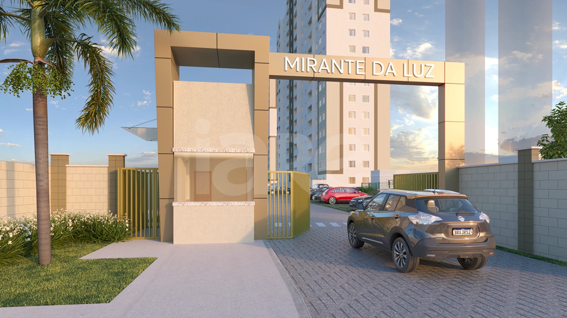 Mirante da Luz - Garden com 40,12 m², em da Luz — foto 1
