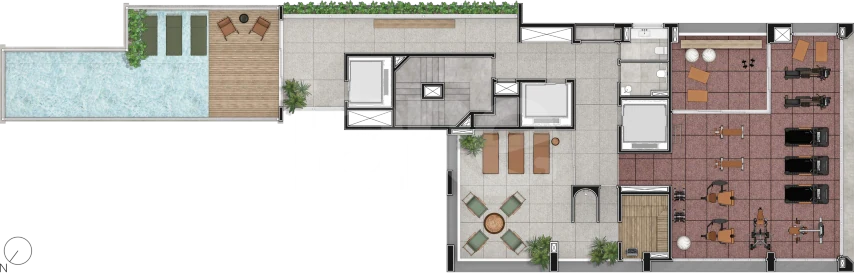 Planta — Pavimento 25