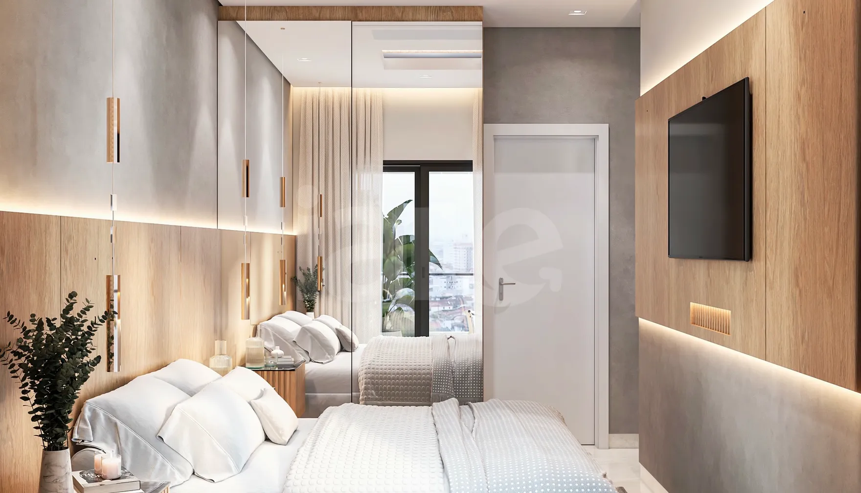 House Garden - Apartamento com 73,36 m², em Canto do Forte — foto 6