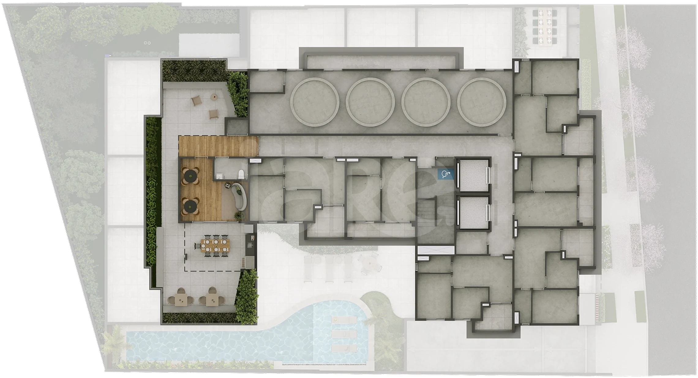 Planta — Pavimento rooftop