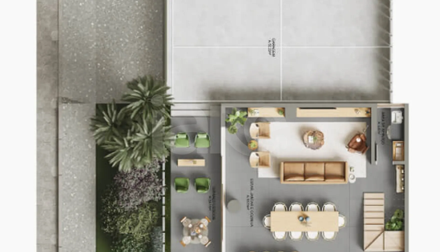 Planta — Garden 240,36 m²