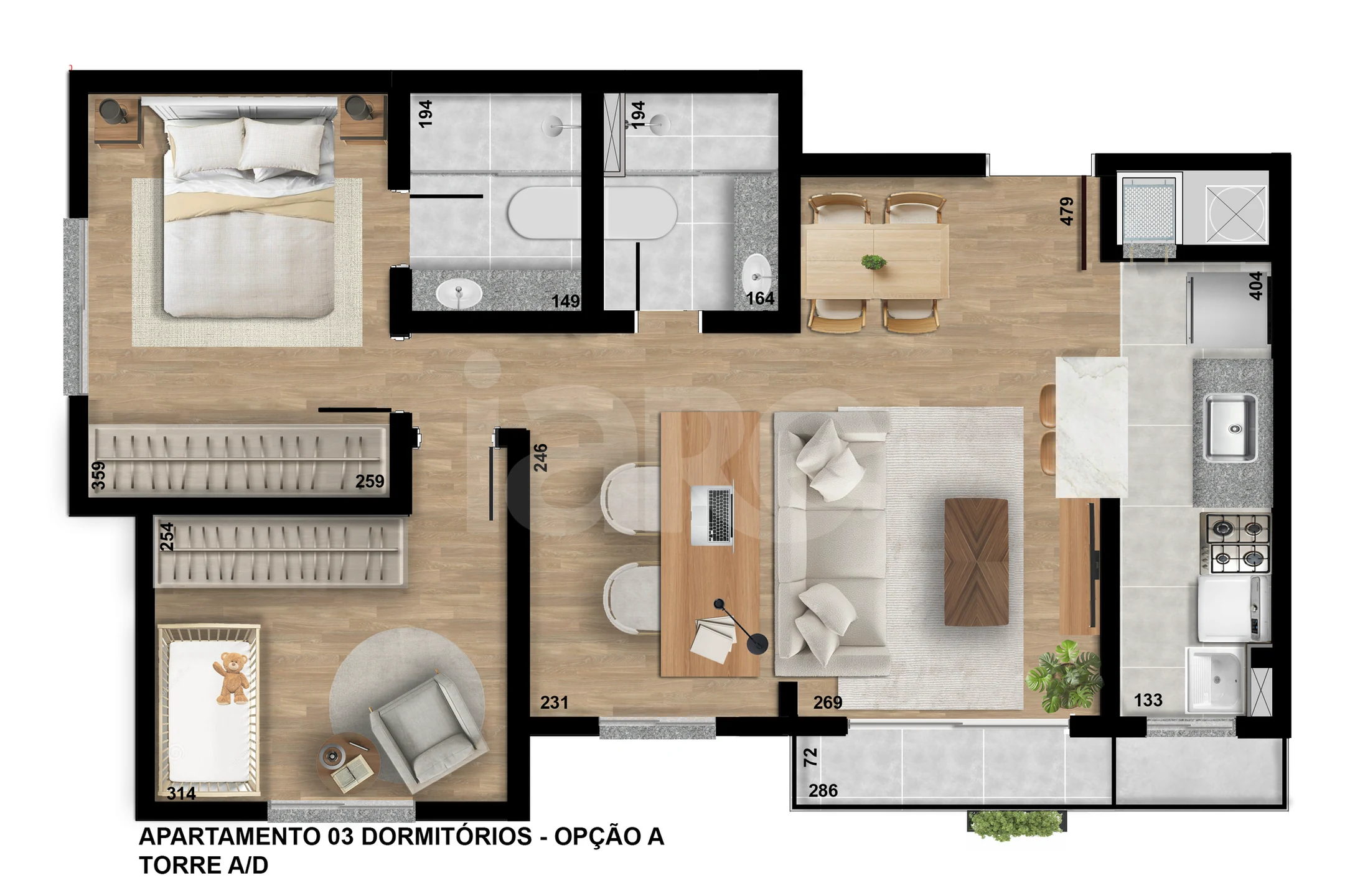 Planta — Garden 65,35 m²