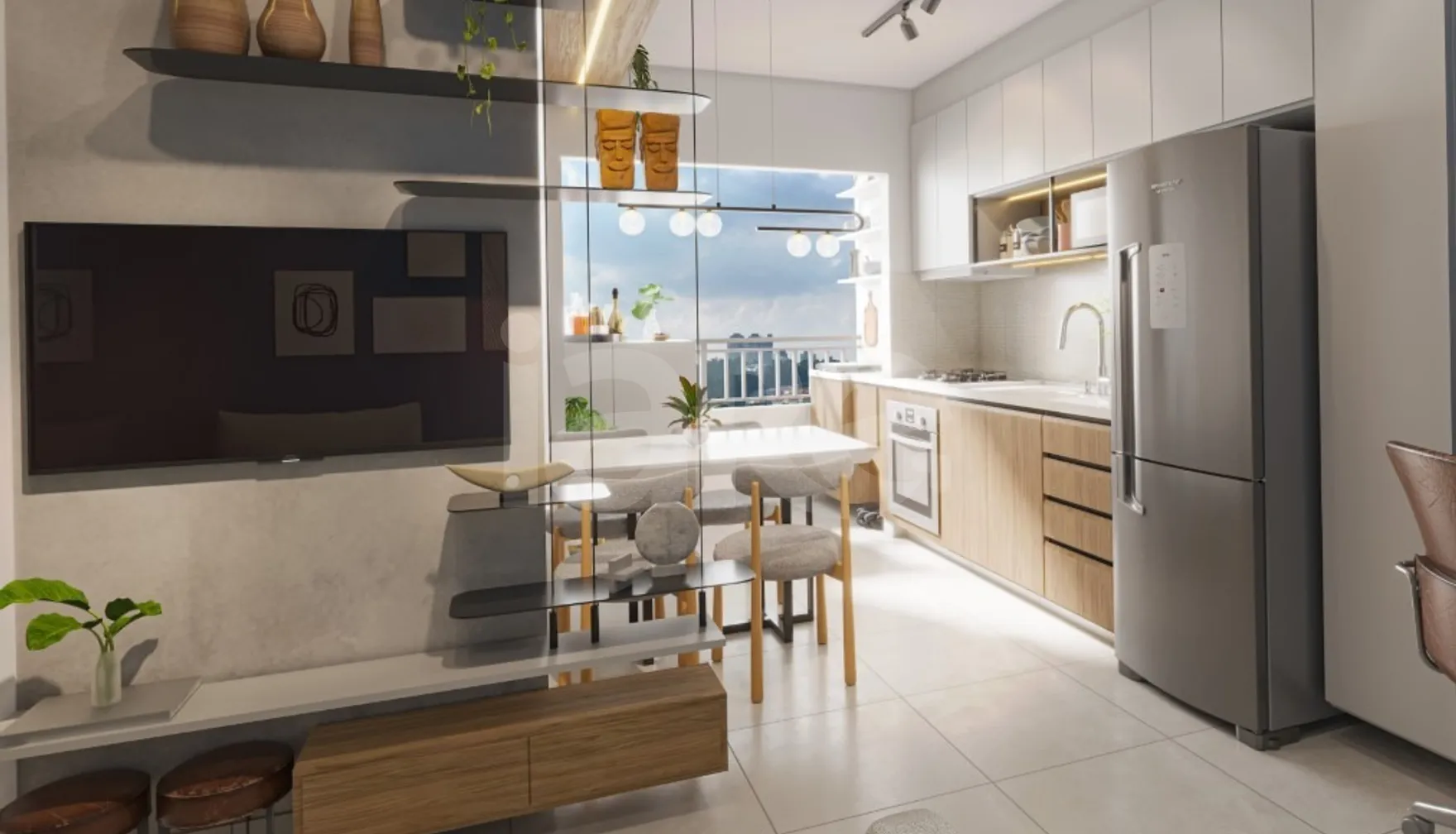 Bliss Concept - Apartamento com 37 m², em Rio Pequeno — foto 2