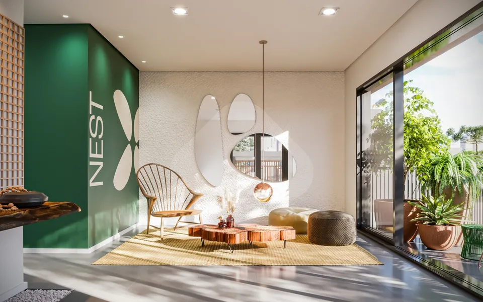 Nest Urban Habitat - Apartamento com 61,61 m², em Bacacheri — foto 4