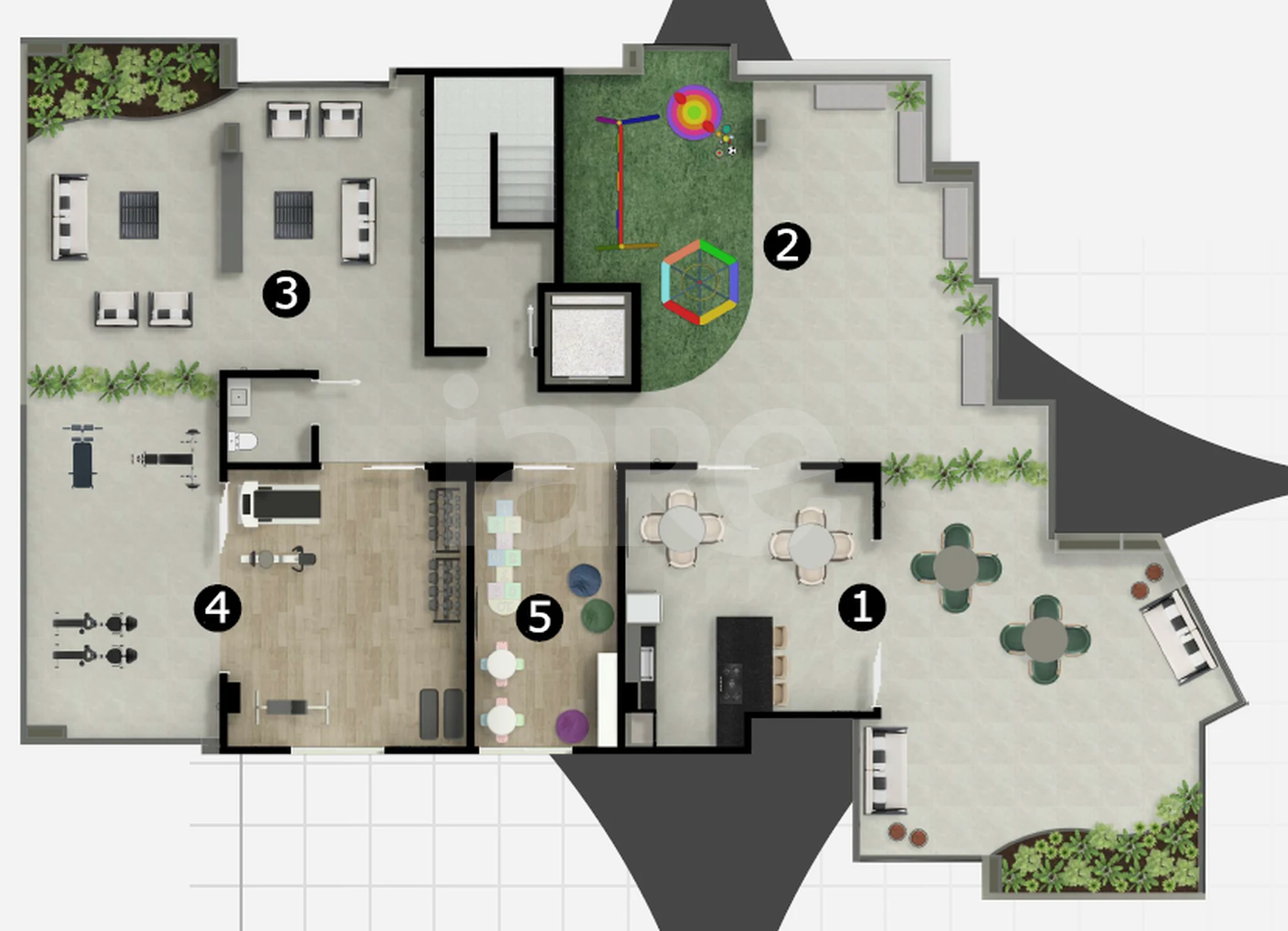 Planta — Pavimento rooftop