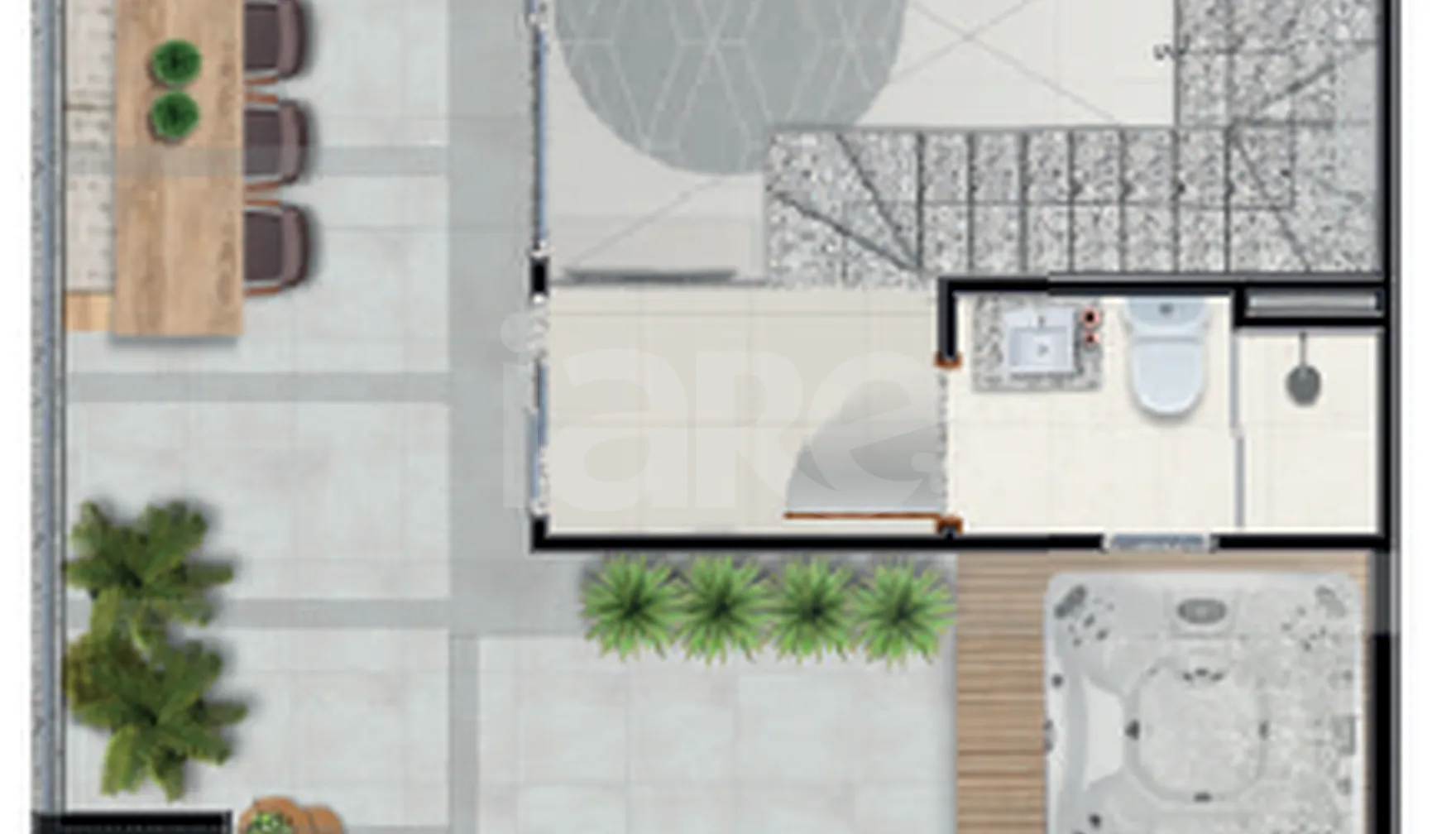 Planta — Cobertura Duplex 125,29 m²