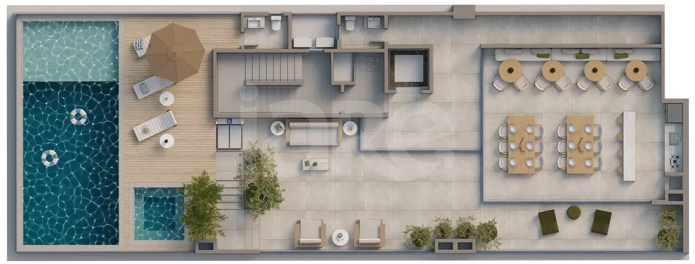 Planta — Pavimento rooftop