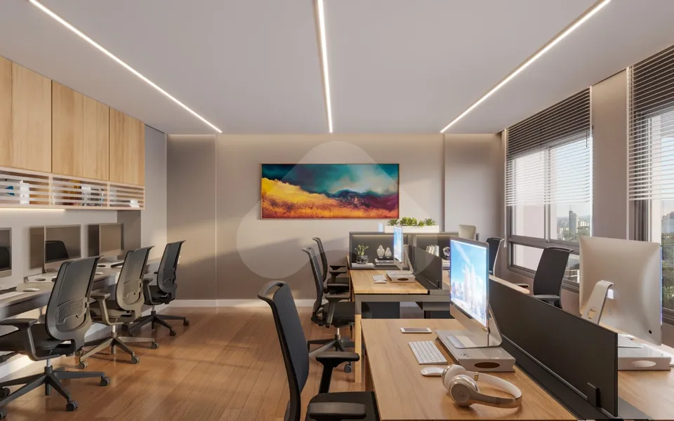 Home Resort Astorga Smart - Sala comercial com 18 m², em Vila Guilhermina — foto 2