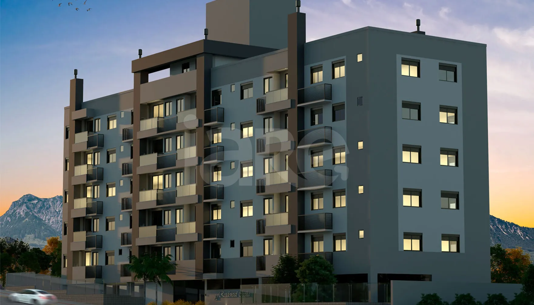 Residencial Cecília - Apartamento com 74,17 m², em Carvoeira — foto 4