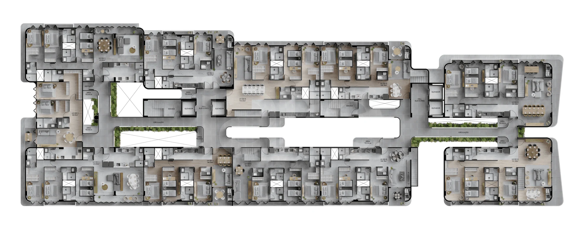Planta — Pavimento 5