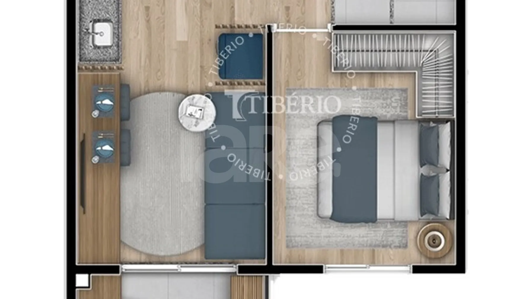 Planta — Apartamento 30 m²