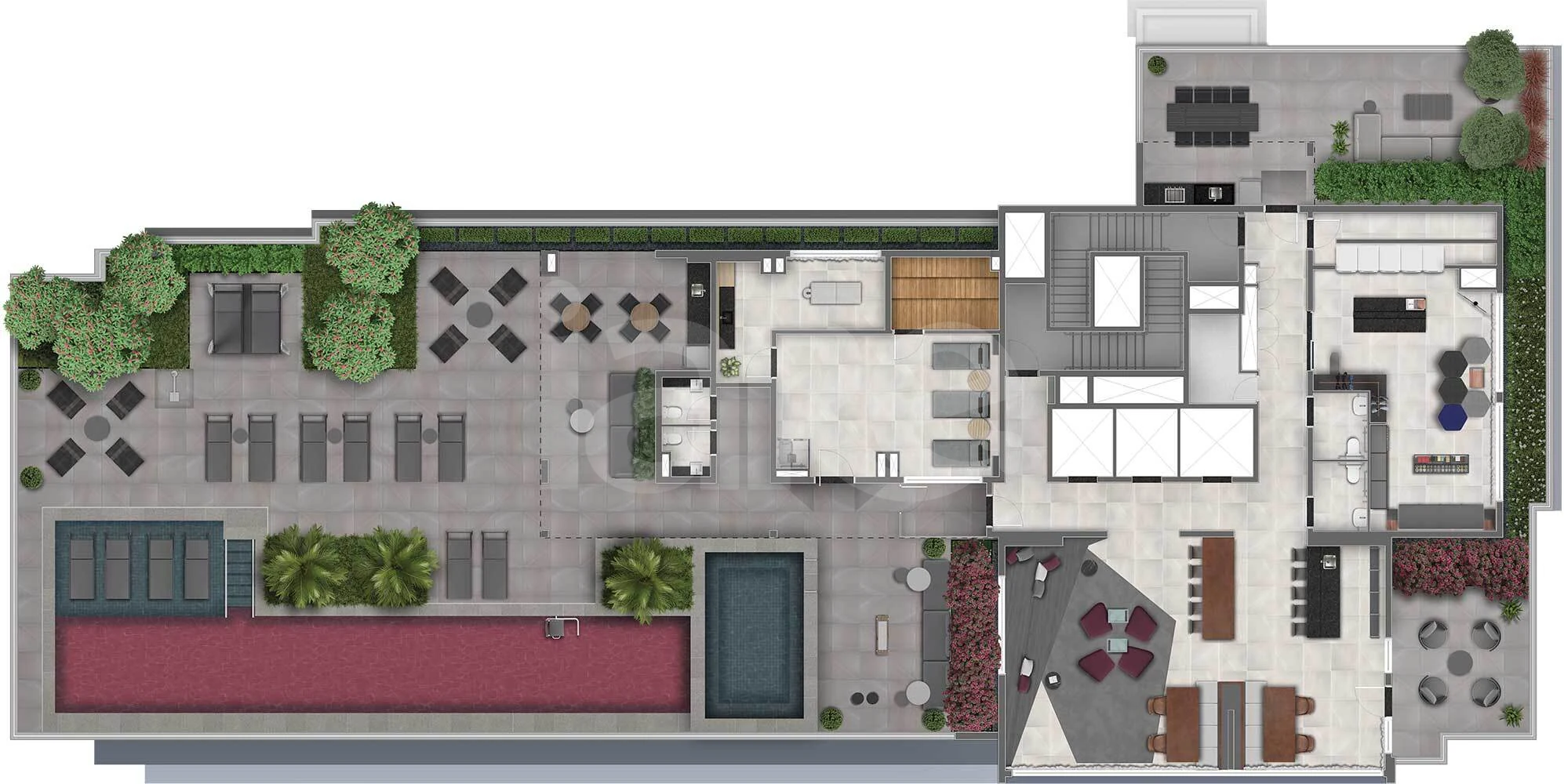 Planta — Pavimento rooftop