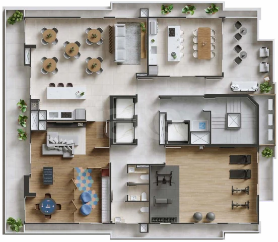 Planta — Pavimento terraco