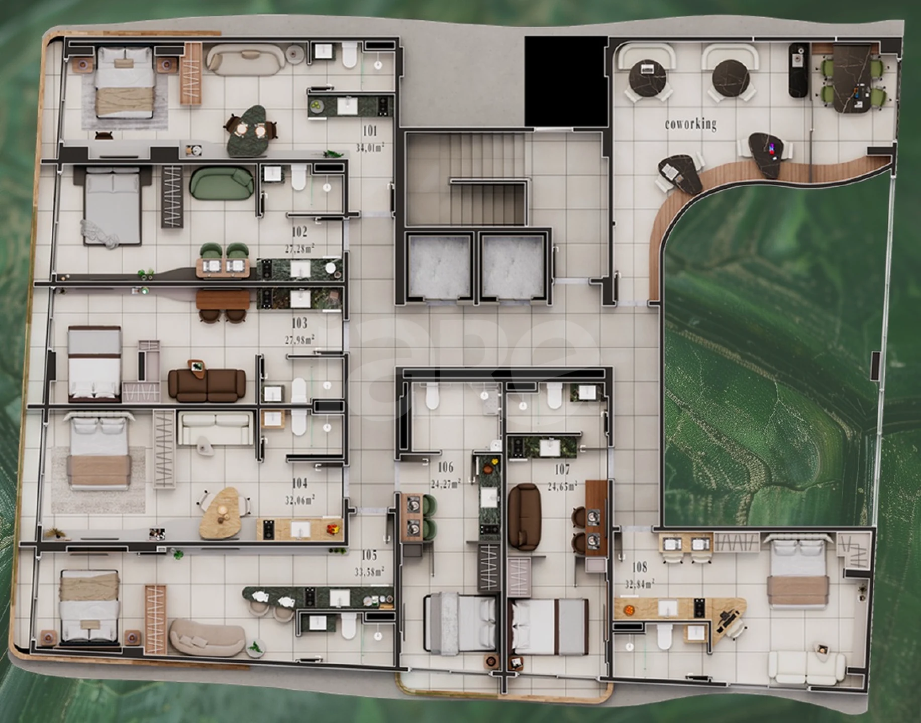 Planta — Pavimento 1