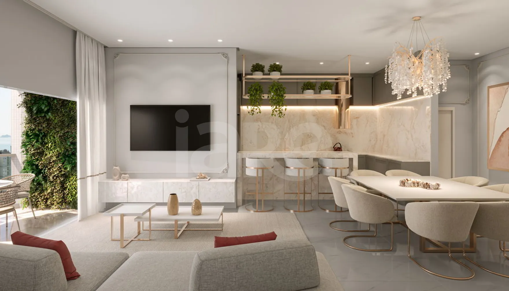 Rubelita Palace Residence - Apartamento com 142,65 m², em Meia Praia — foto 3