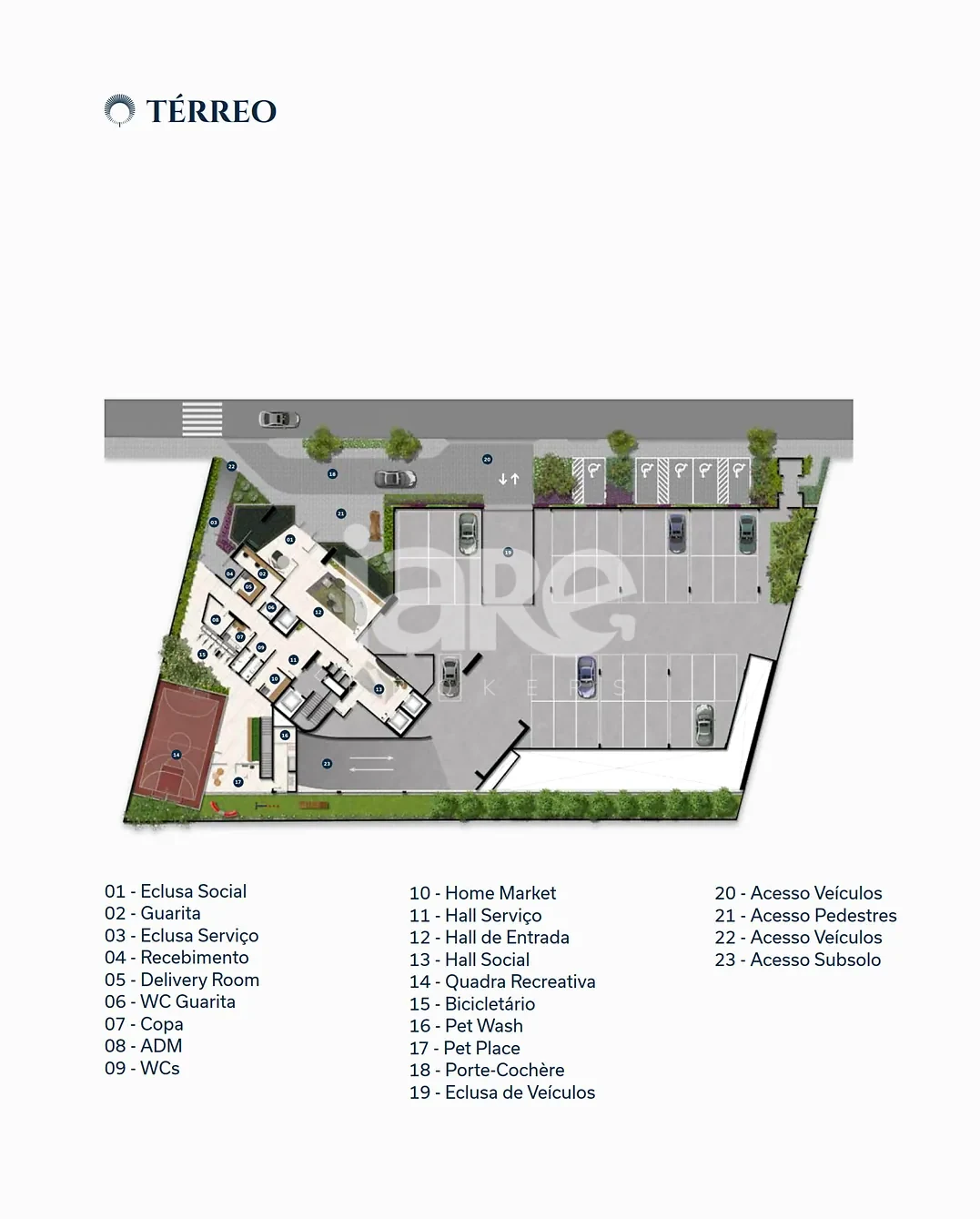 Planta — Pavimento térreo